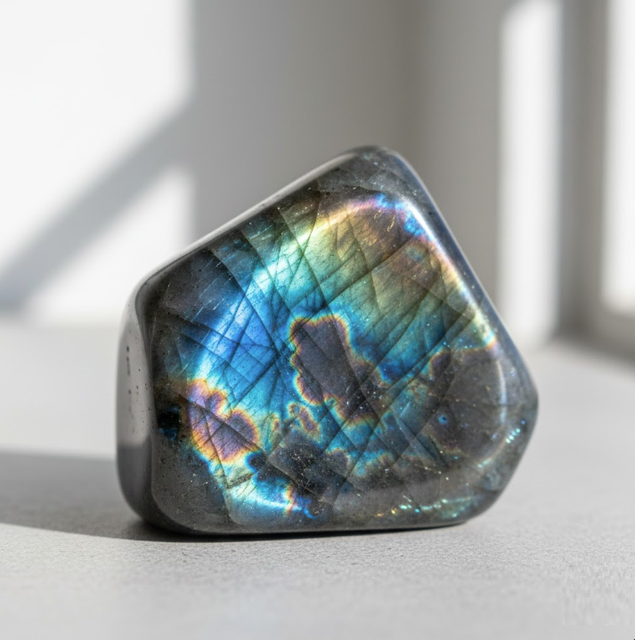 Labradorite crystal