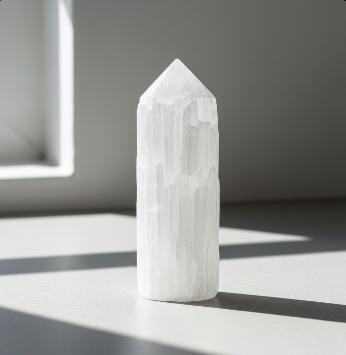 Selenite crystal